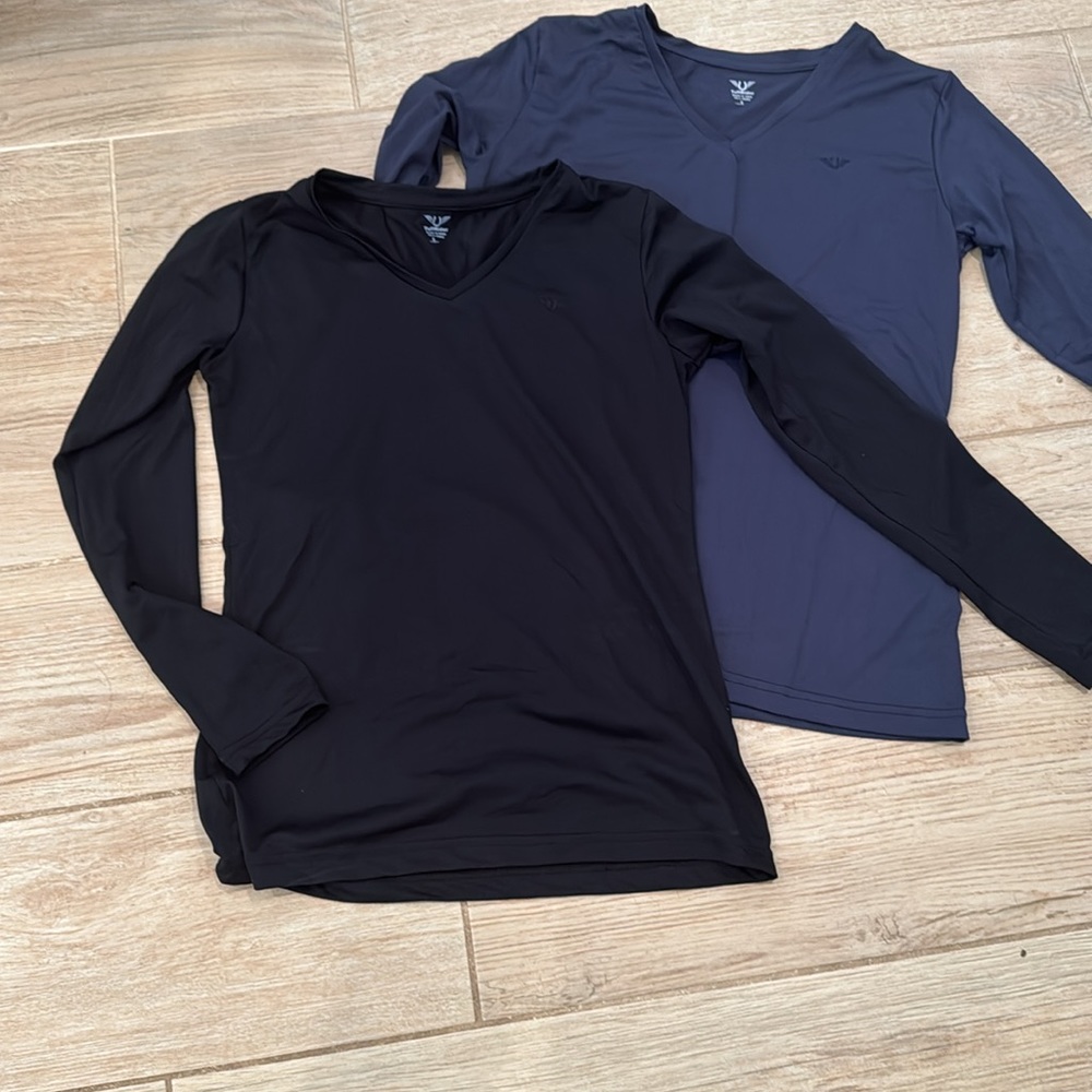 Bundle of Two (2) Tuff Rider Long Sleeve Sun shirts